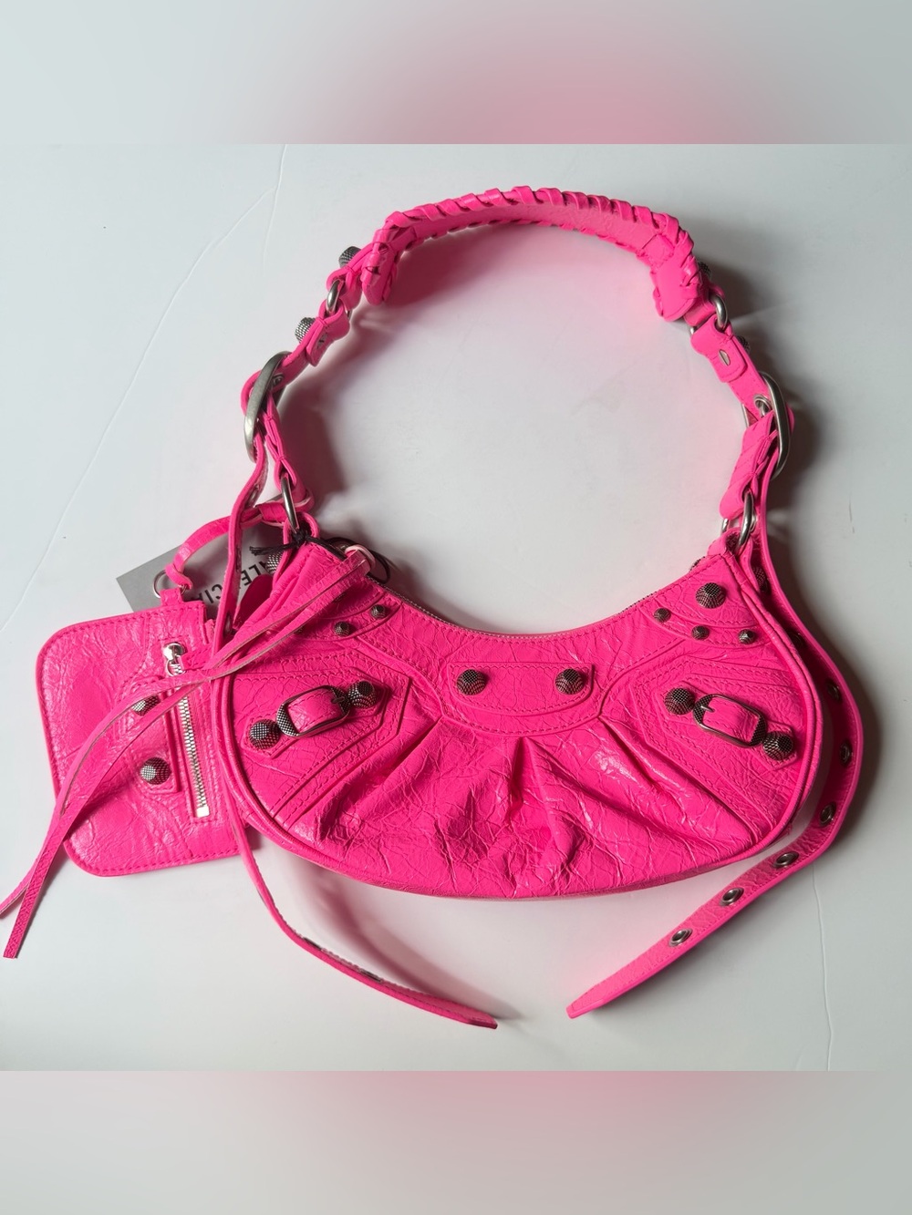 Balenciaga Cagole XS Shoulder Bag Hit Pink - Picture 2 of 11